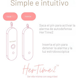 HerTime2 Alarma de Seguridad Personal