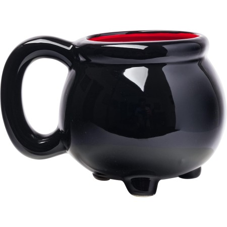 Silver Buffalo HP11833D Harry Potter Hogwarts - Taza de cerámica, diseño 3D esculpido con brillos y la imagen de un escudo de