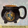 Silver Buffalo HP11833D Harry Potter Hogwarts - Taza de cerámica, diseño 3D esculpido con brillos y la imagen de un escudo de