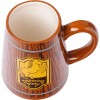 Silver Buffalo HP11833D Harry Potter Hogwarts - Taza de cerámica, diseño 3D esculpido con brillos y la imagen de un escudo de
