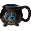 Silver Buffalo HP11833D Harry Potter Hogwarts - Taza de cerámica, diseño 3D esculpido con brillos y la imagen de un escudo de