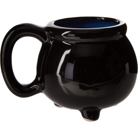 Silver Buffalo HP11833D Harry Potter Hogwarts - Taza de cerámica, diseño 3D esculpido con brillos y la imagen de un escudo de