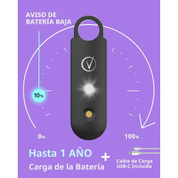 Vantamo Alarma Personal para Autodefensa con Aviso de Batería Baja
