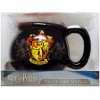 Silver Buffalo HP11833D Harry Potter Hogwarts - Taza de cerámica, diseño 3D esculpido con brillos y la imagen de un escudo de