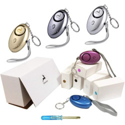 Paquete de 5 llaveros de alarma personal