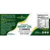 Extracto de aceite de cáñamo – paquete de 4 – 1000 cáñamo natural – cultivado y fabricado en Estados Unidos – Gotas naturales de