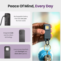 Pebblebee Halo - Alarma de seguridad personal, sirena fuerte