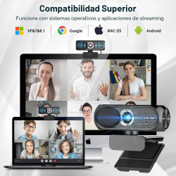 CÁMARA WEB HD 1080P CON MICRÓFONO - Shcngqio
