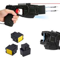Pistola aturdidora resistente para mujeres y hombres de autodefensa USB‑C recargable rápida