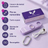 Alarma de seguridad personal recargable para mujeres