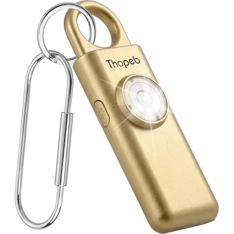 Alarma de seguridad personal Thopeb para mujer - Recargable mejorada