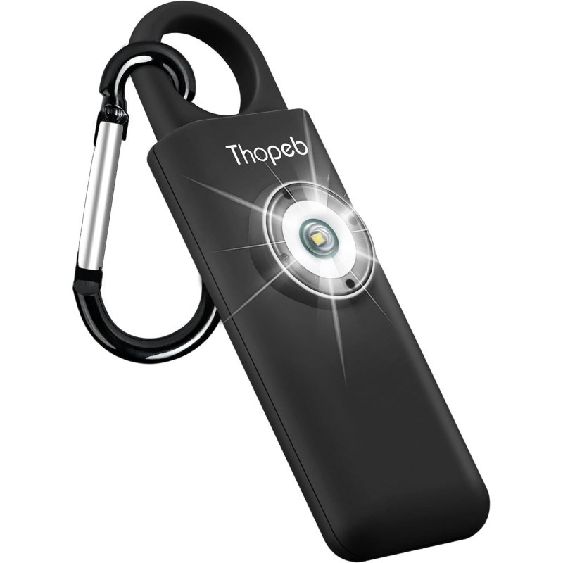 Alarma de seguridad personal para mujeres - Sirena ruidosa superior y estroboscópica SOS