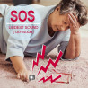 Alarma de seguridad personal para mujeres - Sirena ruidosa superior y estroboscópica SOS