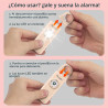 Alarma de seguridad personal Thopeb para mujer - Sirena ruidosa superior y estroboscópica SOS