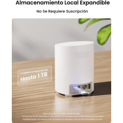 REOLINK Paquete de 2 cámaras de seguridad solares de 360 ° PT Sistema