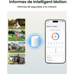 REOLINK Paquete de 2 cámaras de seguridad solares de 360 ° PT Sistema