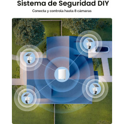 REOLINK Paquete de 2 cámaras de seguridad solares de 360 ° PT Sistema