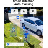 REOLINK Paquete de 2 cámaras de seguridad solares de 360 ° PT Sistema