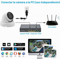 CÁMARA DE SEGURIDAD DE VISIÓN NOCTURNA A TODO COLOR - Real HD