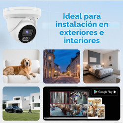 CÁMARA DE SEGURIDAD DE VISIÓN NOCTURNA A TODO COLOR - Real HD
