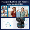 EMEET PIXY Cámara PTZ de doble cámara alimentada por IA 4K
