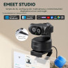 EMEET PIXY Cámara PTZ de doble cámara alimentada por IA 4K