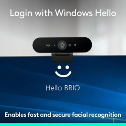 Logitech Brio - Cámara web 4K