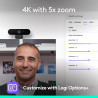 Logitech Brio - Cámara web 4K