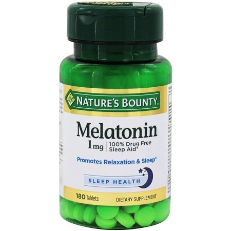 Comprimidos de melatonina Nature's Bounty, 0.0001 oz, disolución rápida, MELATONIN448407, 1, 1