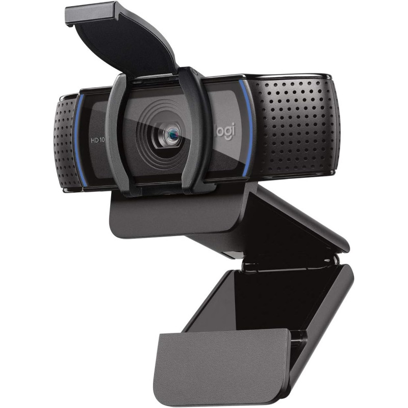 Logitech Cámara web C920S HD Pro Full 1080p/30fps Videollamadas estéreo