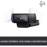 Logitech Cámara web C920S HD Pro Full 1080p/30fps Videollamadas estéreo