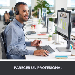 Logitech Cámara web C920S HD Pro Full 1080p/30fps Videollamadas estéreo