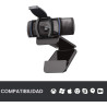 Logitech Cámara web C920S HD Pro Full 1080p/30fps Videollamadas estéreo