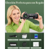 4K UHD 80MP videocámara cámara de vídeo YouTube Vlogging Cámara Webcam
