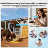 4G LTE Cellular Security Camera 2 Pack, Built-in SIM Card, Solar Powered