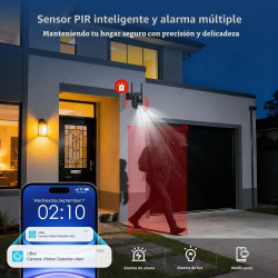 4G LTE Cellular Security Camera 2 Pack, Built-in SIM Card, Solar Powered