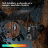 4G LTE Cellular Security Camera 2 Pack, Built-in SIM Card, Solar Powered