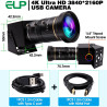 ELP 4K USB HDMI USB Cámara Manual Zoom Webcam