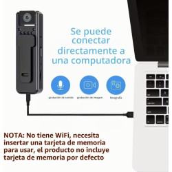 Cámara corporal HD 1080P Grabadora de video portátil