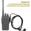 Caja de 10, auriculares Retevis Walkie Talkies con micrófono de 2 pines de tubo acústico compatible con Baofeng UV-5R Retevis