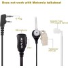 Caja de 10, auriculares Retevis Walkie Talkies con micrófono de 2 pines de tubo acústico compatible con Baofeng UV-5R Retevis