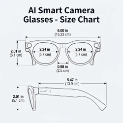 Gafas inteligentes AI con cámara - iONCT