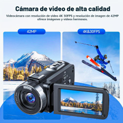 Videocámara de video 4K Cámara