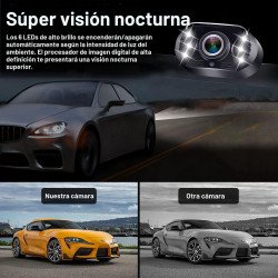 Cámara de respaldo HD 1080P Plug & Play: rápida visión clara y suave
