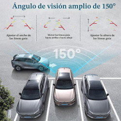 Cámara de respaldo HD 1080P Plug & Play: rápida visión clara y suave