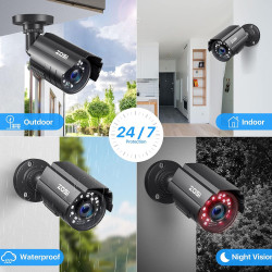 ZOSI - Cámara de seguridad híbrida