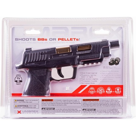 Umarex Pistola de aire de pellets o BB calibre SA10 .177, pistola de aire SA10