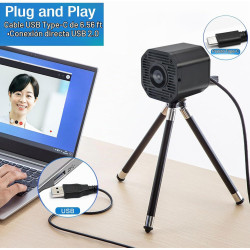 MOKOSE Cámara web USB 4K