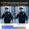 CAMMHD V8-256GB Cámara Corporal 4K
