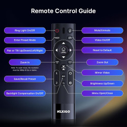NexiGo Cámara web N960E Plus 4K